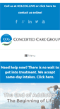 Mobile Screenshot of concertedcaregroup.com